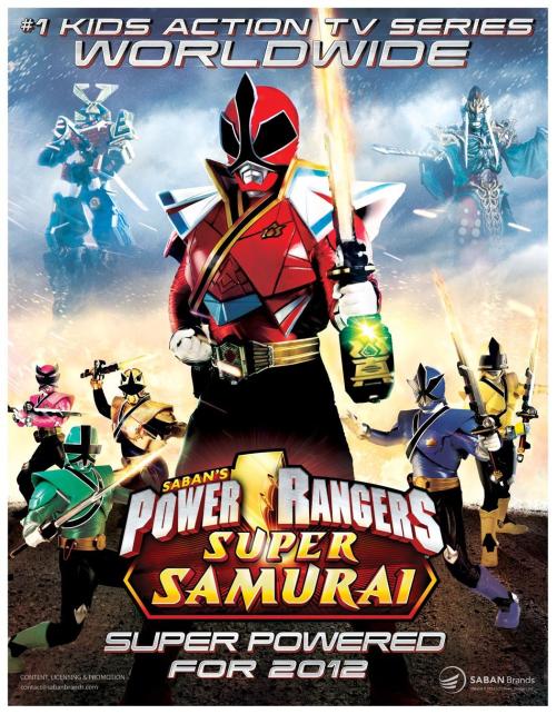 power rangers super samurai poster