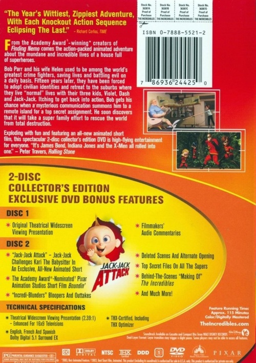 the incredibles dvd image 2